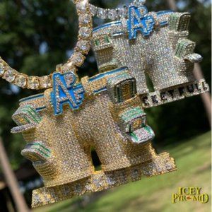 APF All Pocket Full Money Silver Color Design Pendant